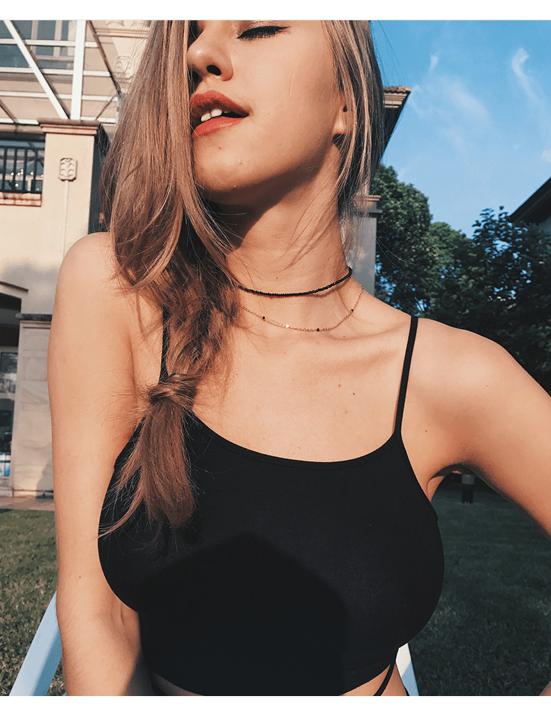 Double Layer Choker Necklace - Elegant Clavicle Chain for Women